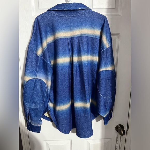 Free People | Ruby Shacket Oversized *Deep Sea Combo - Picture 7 of 10